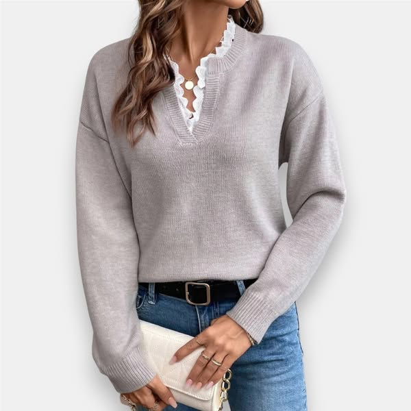 Elisabeth™ | Delicate V-Hals Trui