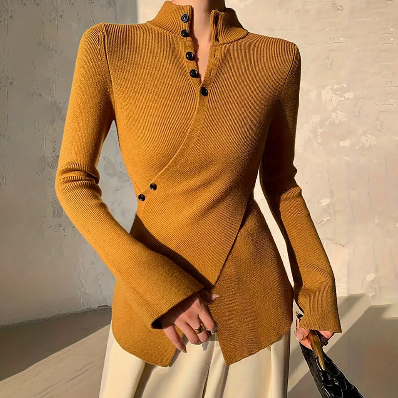 Abby™ | Asymmetrische V-Hals Trui