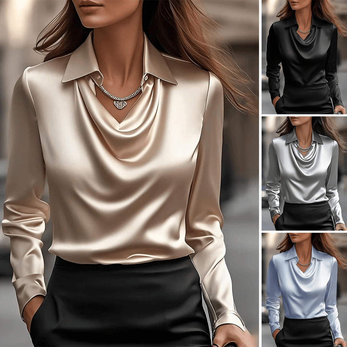 Lana™ | Zijde blouse