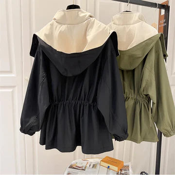 Julia™ | Stijlvol Colorblock Windjack met Cargo Touch