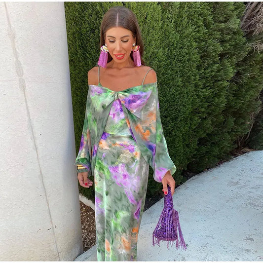 Mira™ | Luxe Avondjurk met Gedrapeerde Elegantie