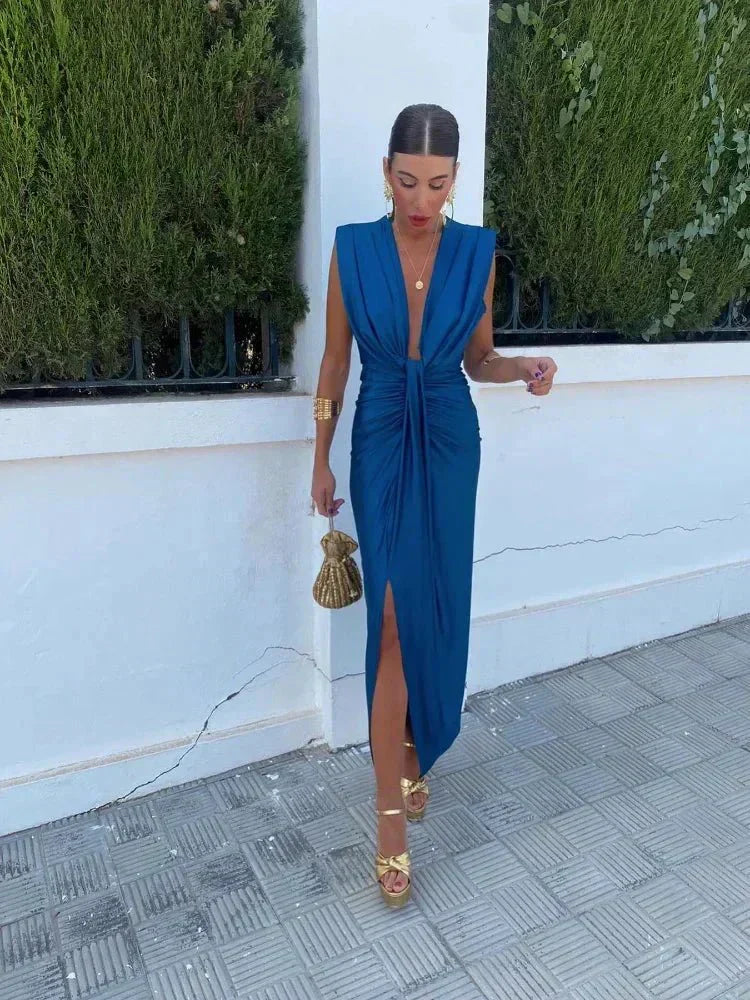 Sienna™ | Drapé Elegante Avondjurk