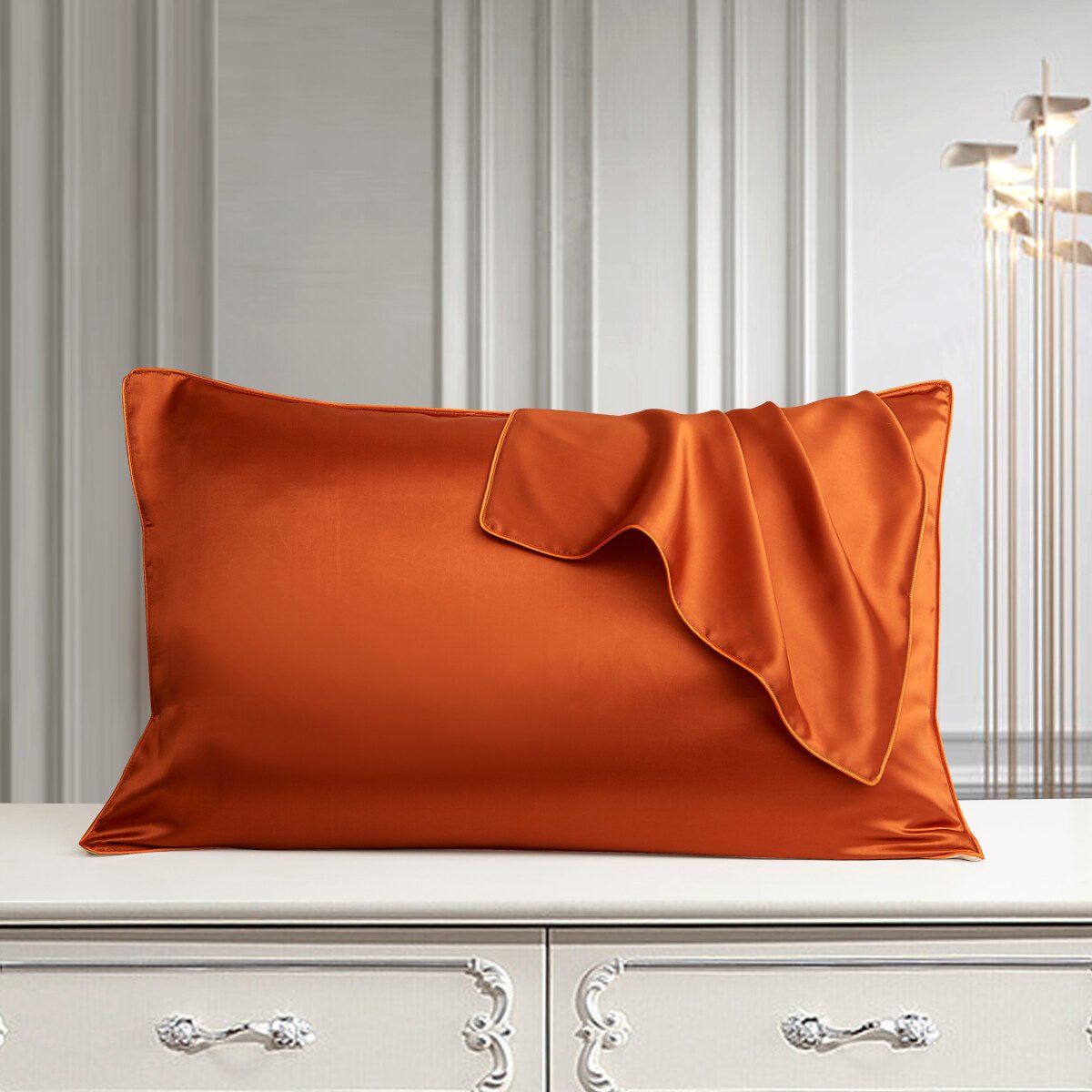 100% silk kussensloop