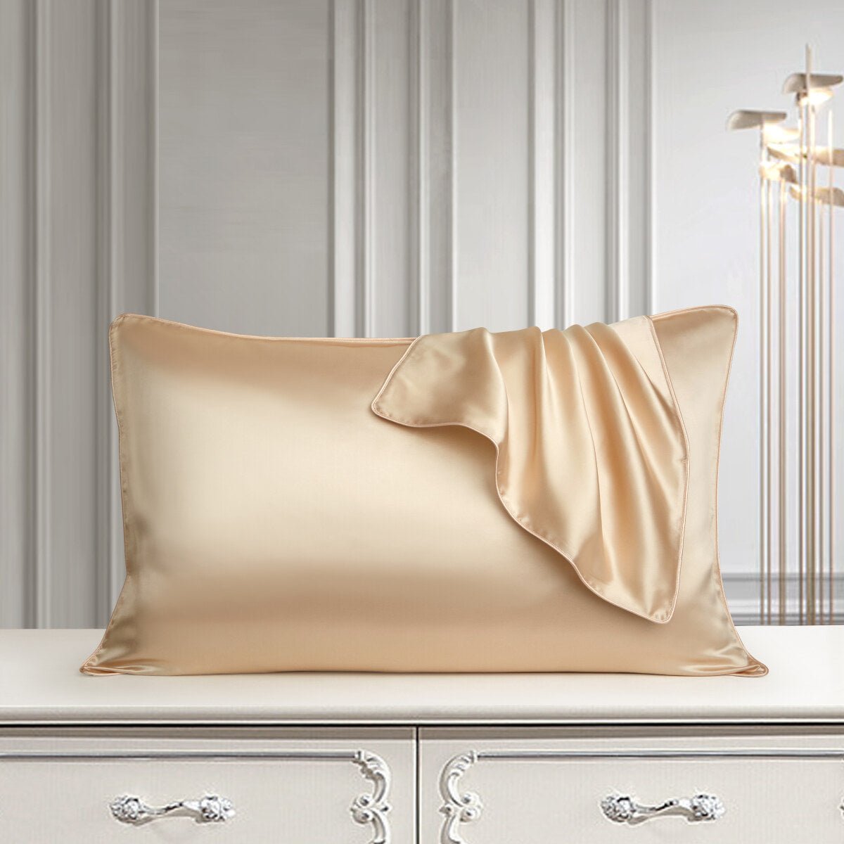 100% silk kussensloop