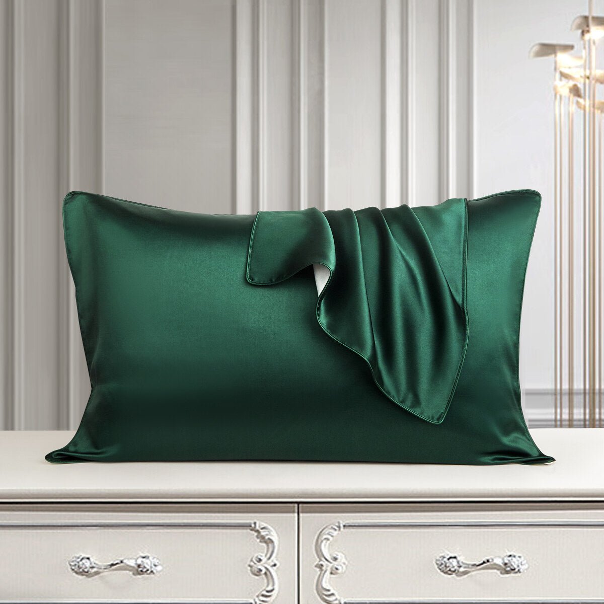 100% silk kussensloop
