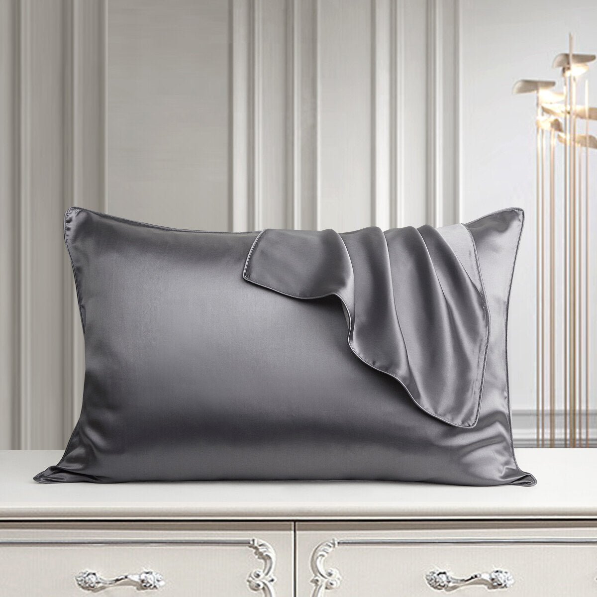 100% silk kussensloop