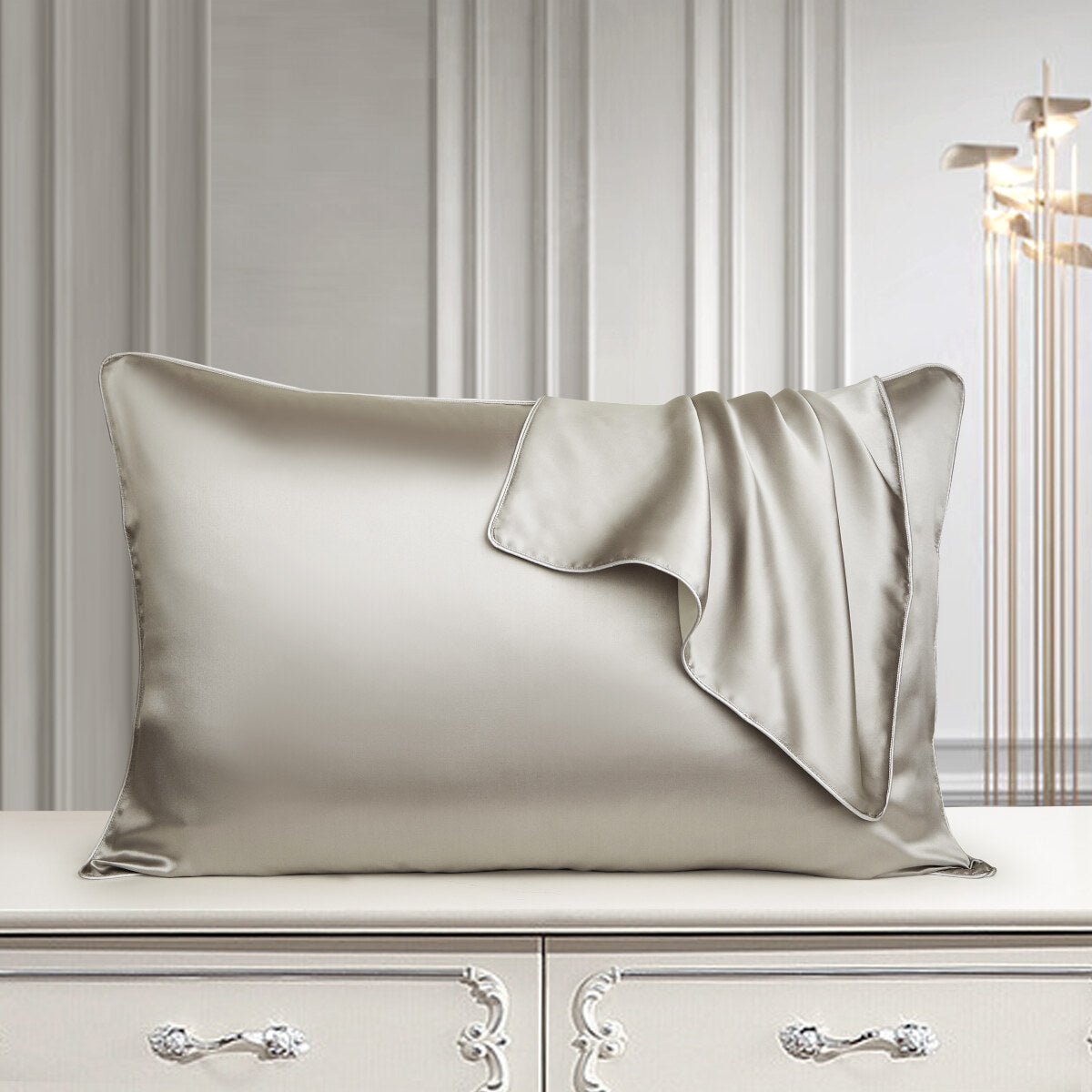 100% silk kussensloop