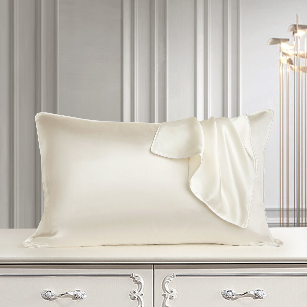 100% silk kussensloop