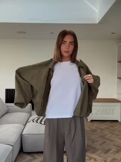 Sophia™ | Luxe Suède Bomberjas