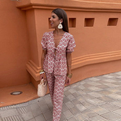 Isalie™ | Luchtig Twee-Delig Setje voor een Zomerse Look met Klasse